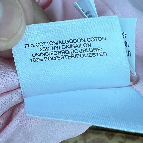 Pappagallo Pink Fit and Flare Sleeveless Waist Tie Barbiecore Dress- size 12 - Picture 13 of 13